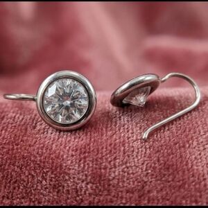 ​Vintage Y2K Victoria's Secret "Victoria" Collection Crystal Fishhook Earrings